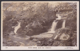 B333 Bridge Postcard, Great Britain, Rustic Bridge, Glen Lyn, Carte Postale, Pont - Ponti