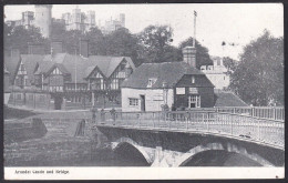 B345 Bridge Postcard, Great Britain, Arundel Castle And Bridge, Carte Postale, Pont - Bridges