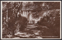 B346 Bridge Postcard, Great Britain, New Bridge, Chine Gardens, Boscombe, Carte Postale, Pont - Bruggen