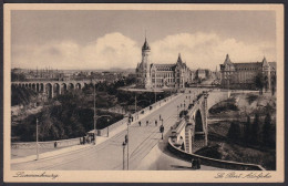 B349 Bridge Postcard, Luxembourg, Adolphe Bridge, Carte Postale, Pont - Bridges