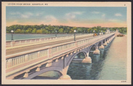 B352 Bridge Postcard, USA, Severn Bridge, Annapolis, MD., Carte Postale, Pont - Bridges