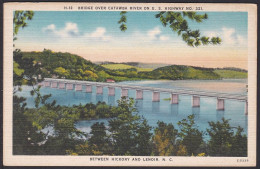 B365 Bridge Postcard, USA, Catawba River, U. S. Highway No. 321, Carte Postale, Pont - Bridges