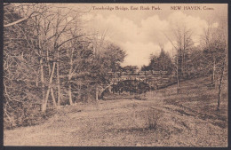 B385 Bridge Postcard, USA, Trowbridge Bridge, New Haven, Conn., Carte Postale, Pont - Bruggen