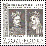 Pologne Poste N** Yv:1346 Mi:1489 Casimir Jagellon & Reine Jadwiga - Unused Stamps