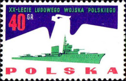 Pologne Poste N** Yv:1291 Mi:1426 Bateau De Guerre - Nuovi