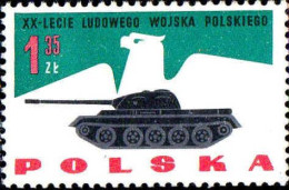 Pologne Poste N** Yv:1294 Mi:1429 Char T-55) - Nuovi