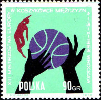 Pologne Poste N** Yv:1287 Mi:1421 Basket-ball - Unused Stamps