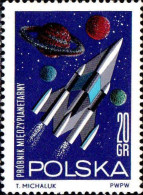 Pologne Poste N** Yv:1406/1413 Conquètes Spatiales 1411 Petit Def.gomme - Unused Stamps