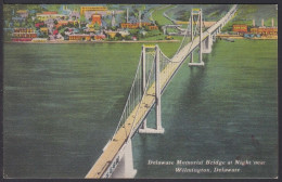 B397 Bridge Postcard, USA, Delaware Memorial Bridge, Wilmington, Carte Postale, Pont - Bridges