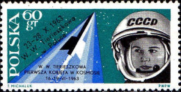 Pologne Poste N** Yv:1282 Mi:1416 Valentina Terechkova & Vostok VI - Europa