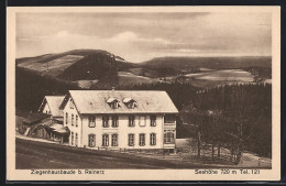 AK Ziegenhausbaude B. Reinerz, Berghütte Vor Einem Hügelpanorama  - Altri & Non Classificati