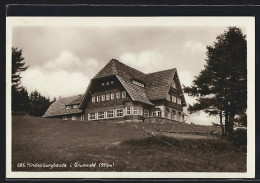 AK Hindenburgbaude I. Grunewald, Wiesenpartie An Der Berghütte  - Altri & Non Classificati