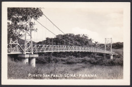 B404 Bridge Postcard, Panama, San Pablo Sona Bridge, Carte Postale, Pont - Ponti