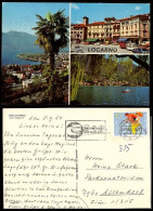 Suisse CP Obl (0022 Yv:1187 1 Euro Locarno Lago Maggiore 818 7964 (TB Cachet EMS) - Andere & Zonder Classificatie