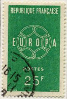 France Poste Obl Yv:1218/1219 Europa Cept Chaîne à 6 Maillons (cachet Rond) - Used Stamps