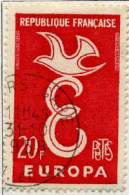 France Poste Obl Yv:1173 Mi:1210 Europa E Sous Colombe (TB Cachet Rond) - Used Stamps