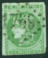 France  42B   Ob  Second Choix     Voir Scan Et Description   - 1870 Bordeaux Printing