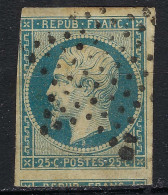 FRANCE Ca.1852: Le Y&T 10, TB Obl. "étoile Muette" - 1852 Louis-Napoleon
