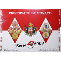 Monaco, Albert II, Coffret 1c. à 2€, BU, 2009, MDP, FDC - Monaco