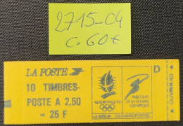 Carnet N° 2614-C4B Conf. 8 Neuf ** Gomme D'Origine  TTB - Modernos : 1959-…