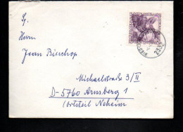 AUTRICHE SEUL SUR LETTRE POUR L'ALLEMAGNE 1976 - Storia Postale