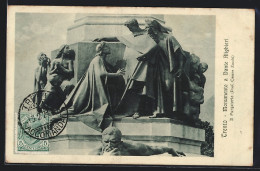 Cartolina Trento, Monumento A Dante Alighieri, Il Purgatorio  - Trento