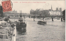***   75  ***    PARIS Pont Des Arts Le Pont Neuf Et La Cité TTBE - The River Seine And Its Banks