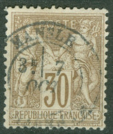 69 Ob TB Cad Mansle Charente  - 1876-1878 Sage (Tipo I)