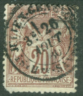 67 Ob Defectueux  St Julien  Genevoix Hte Savoie  - 1876-1878 Sage (Tipo I)