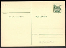 Bund Ganzsache P 90 20 Pfg. Bauwerke Ungebraucht - Postcards - Used