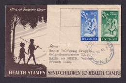 Neuseeland New Zealand Brief MIF 307-308 Gesundheit Childrens Health Camps - Covers & Documents