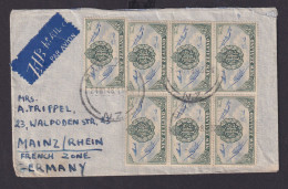 Neuseeland Flugpost Brief Airmail MEF Dsetination Hamilton Mainz - Storia Postale
