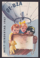Flugpost Brief Air Mail Tolle Sonderkarte Vom Welt Kindertag 18. Ballon Postflug - Covers & Documents