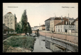 57 - SARREBOURG - SAARBURG - ELEKTRIZITATSWERK- CARTE COLORISEE - Sarrebourg