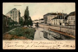 57 - SARREBOURG - SAARBURG - ELEKTRIZITATSWERK - CARTE COLORISEE - Sarrebourg