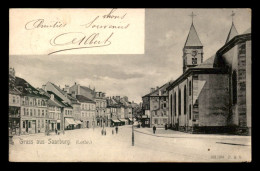 57 - SARREBOURG - SAARBURG - GRUSS AUS - LE CENTRE - Sarrebourg