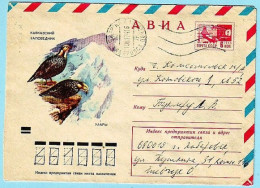 USSR 1973.1022. Caucasian Snowcock (Tetraogallus Caucasicus). Prestamped Cover, Used - 1970-79