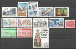 ANDORRE ANNEE 1991 N°400 à 412 NEUFS ** MNH COTE 45,40 € TB - Unused Stamps