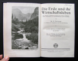 Die Erde Und Ihr Wirtschaftsleben (2 Teile In Einem Band) 1929 - Oude Boeken