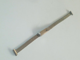 VINTAGE ! 50s'-60s' Beads Of Rice Stainless Steel ' Bird ' Lady Watch Bracelet Band (#7) - Horloge: Zakhorloge