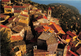 ROQUEBRUNE VILLAGE La Vieille Cite Medievale Aux Maisons Pittoresque A Droite Le Cap Martin 20(scan Recto-verso) MA1043 - Roquebrune-Cap-Martin