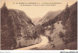 AMGP4-0382-39 - DE MOREZ A ROUSSES - La Route De La Faucille Et Les Montagnes A L'entrée De Morez - Morez