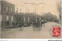 AMGP6-0629-75 - PARIS - Crue De La Seine - Quai De Billy - Die Seine Und Ihre Ufer