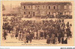 AMNP1-0081-01 - PONT-de-VAUX - Ain - Concert De L'union Musicale - Place Joubert - Pont-de-Vaux