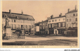 AMNP1-0003-01 - PONT-DE-VAUX - Ain - Place Joubert - Statue Du Général - Pont-de-Vaux