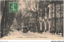 AMNP5-0544-06 - NICE - Avenue De La Gare - Notre-dame - Schienenverkehr - Bahnhof