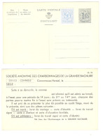 Entier Postal De La S.A. Charbonnages De La Grande Bacnure - Coronmeuse - Autres & Non Classés