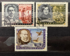 Russia/Russie 1959 Yvert 2156-2160-2161 - Oblitérés