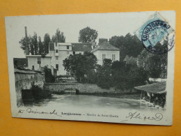 LONGJUMEAU -- Le Moulin De Saint-Martin - Lavoir Avec Lavandières - Carte "précurseur" 1905 - Molinos De Agua