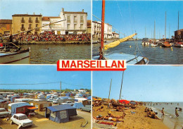 MARSEILLAN Regards Sur La Ville Et La Plage 17(scan Recto-verso) MA1178 - Marseillan